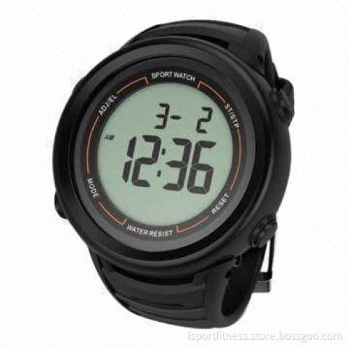 10 Laps Waterproof Wrist Stopwatch with Alarms